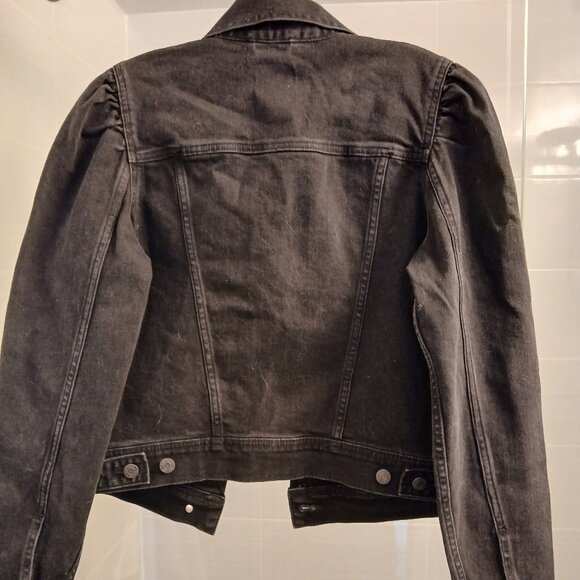 GAP Black Denim Jacket - Picture 8 of 13